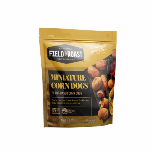 Field Roast Miniature Plant-Based Corn Dogs Perspective: right