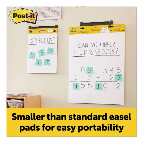 Post-it 15 x 18 Super Sticky Mini Easel Pad, 2 pk.