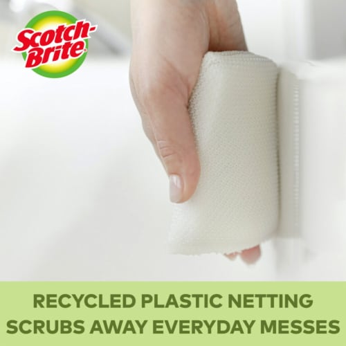 Scotch-Brite® Greener Clean Non Scratch Scrubbers Perspective: right