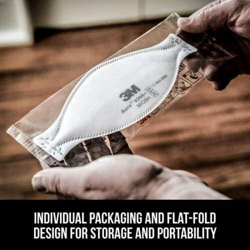 3M™ Aura™ N95 Particulate Respirator Perspective: right