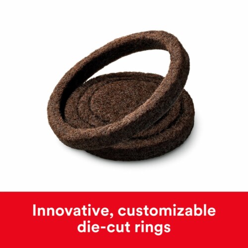 Scotch™ Custom Fit Felt Pads - Brown Perspective: right