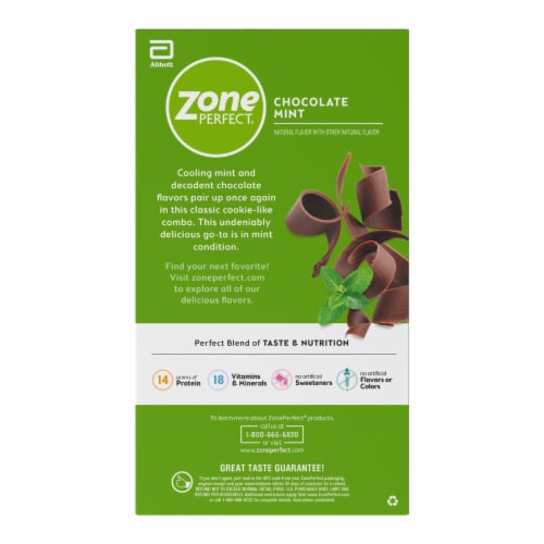 ZonePerfect® Chocolate Mint Nutrition Bars Perspective: right