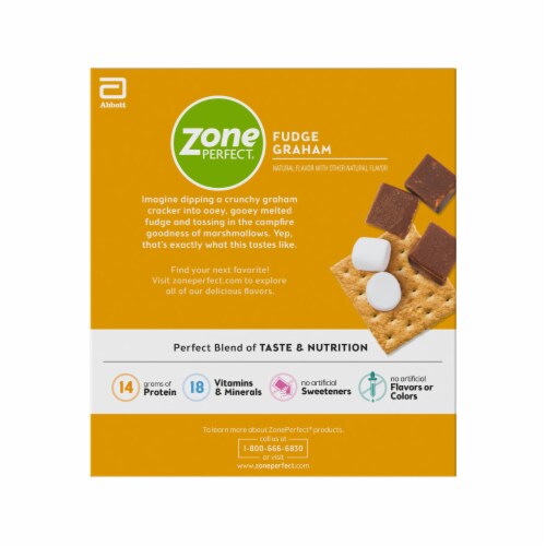 ZonePerfect® Fudge Graham Nutrition Bars Perspective: right