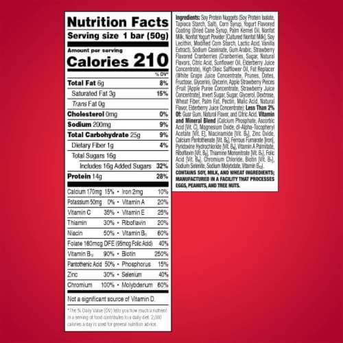 ZonePerfect® Strawberry Yogurt Bars Protein Bars Perspective: right