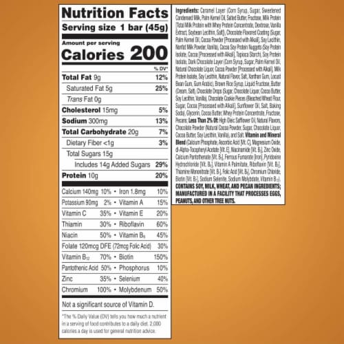 ZonePerfect® Salted Caramel Brownie Nutrition Bars Perspective: right