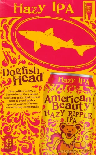 Dogfish Head American Beauty Hazzle Ripple IPA Perspective: right