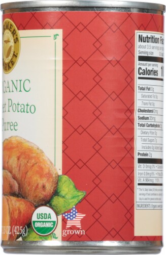 Farmer's Market Organic Sweet Potato Puree Perspective: right