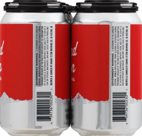 Grand Teton Brewing Co. Amber Ale Perspective: right