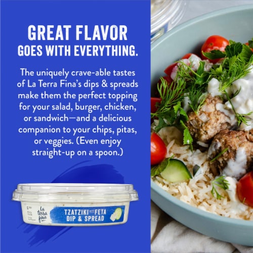 La Terra Fina® Tzatziki With Feta Dip & Spread Perspective: right