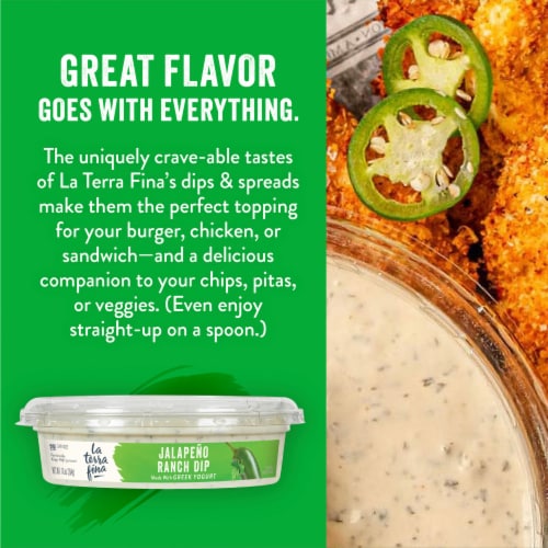 La Terra Fina® Jalapeno Ranch Dip & Spread Perspective: right