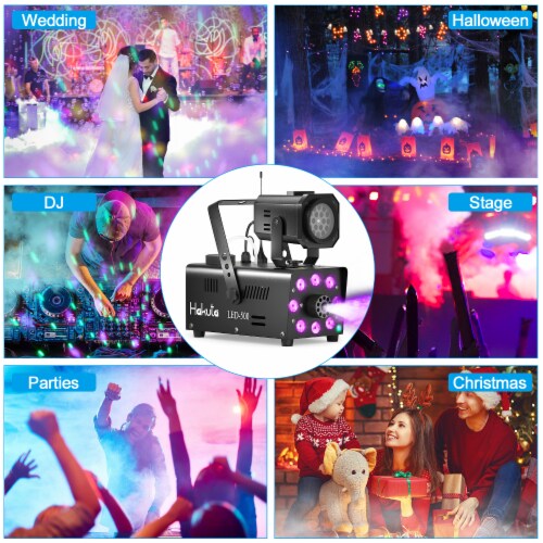 Hakuta Smoke Machine with LED Projector Light and 13