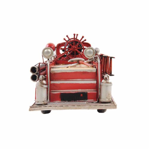 Old Modern Handicrafts AJ020 1938 Red Fire Engine Ford 1:40 Perspective: right