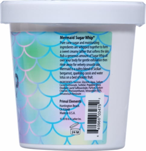 Primal Elements Sugar Whip Mermaid Moisturizing Body Scrub Perspective: right