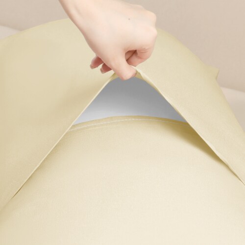 uxcell Solid Color Body Pillow Case Cover Envelope Closure Perspective: right