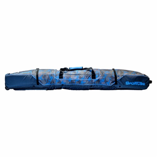 Sportube Wheeled Padded 3 Pair Ski Shield 2 Snowboard Luggage Bag Camo Blue 1 Piece Smith s Food and Drug