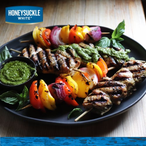 Honeysuckle White® McCormick® Grill Mates® Garlic & Herb Seasoning Turkey Breast Tenderloins Perspective: right