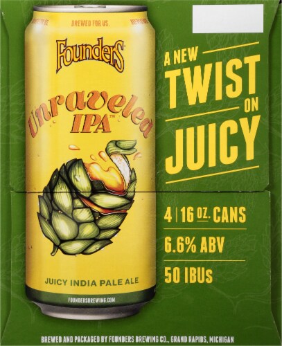 Founders® Unraveled IPA™ Perspective: right