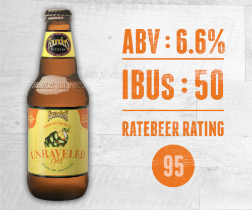 Founders Brewing Unraveled IPA Craft Beer Perspective: right