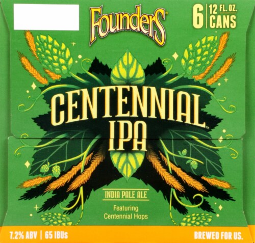 Founders Brewing Centennial IPA Beer Perspective: right