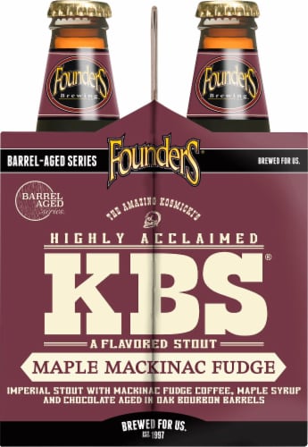 Founders Brewing KBS Maple Mackinac Fudge Flavored Stout Beer Perspective: right