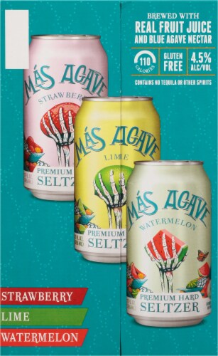 Founders Mas Agave Seltzer Hard Seltzer Variety Pack Perspective: right