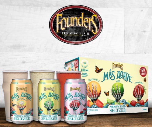 Founders Brewing Seltzer Hard Seltzer Variety Pack Perspective: right