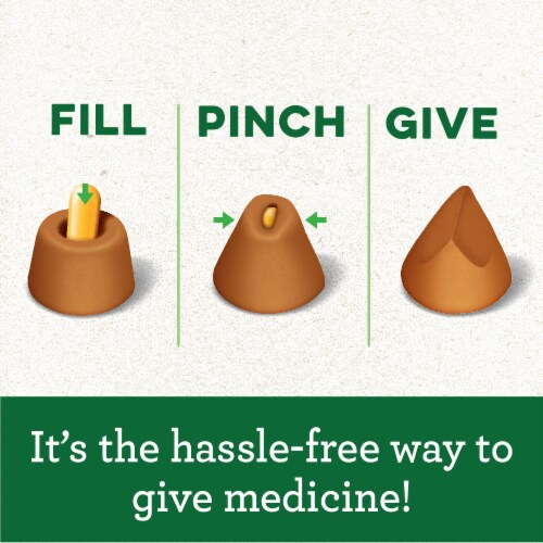 GREENIES PILL POCKETS Chicken Flavor for Dogs Capsule Size Natural Soft Dog Treats Perspective: right
