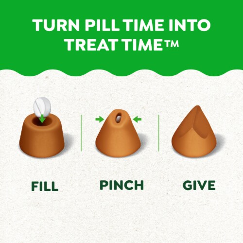 Greenies Pill Pockets Tablet Size Natural Soft Dog Treats Real Peanut Butter Flavor Perspective: right