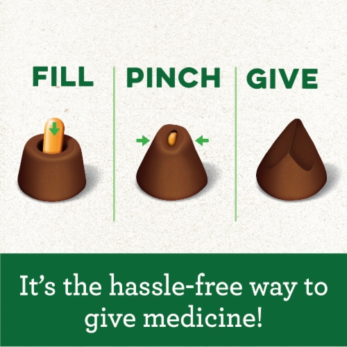 GREENIES PILL POCKETS Hickory Smoke Flavor for Dogs Capsule Size Natural Soft Dog Treats Perspective: right