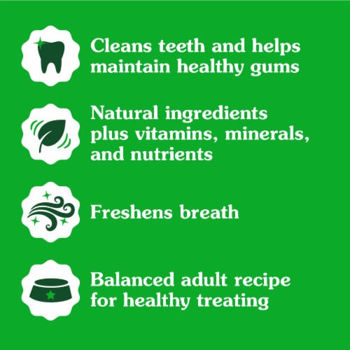 Greenies Original Large Natural Dental Chew Adult Dog Treats Perspective: right