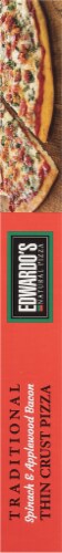 Edwardo's Spinach & Applewood Bacon Natural Thin Crust Pizza Perspective: right