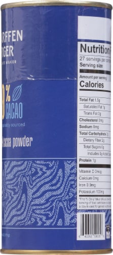 Scharffen Berger Natural Unsweetened Cocoa Powder Perspective: right