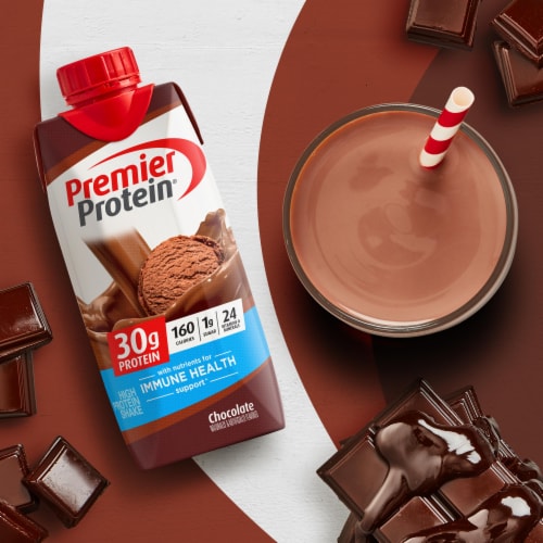 Premier Protein® Chocolate Shakes Perspective: right