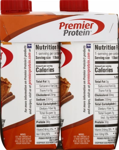 Premier Protein® Limited Edition Pumpkin Spice High Protein Shake Perspective: right