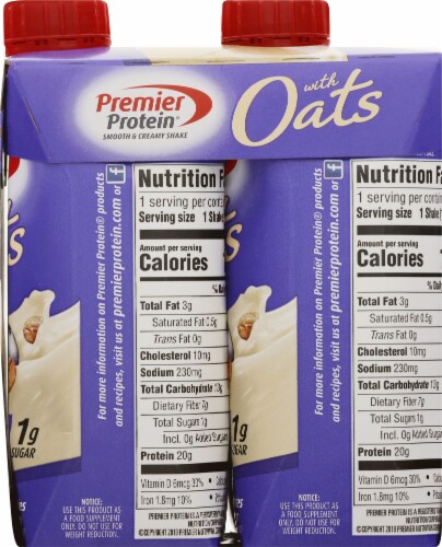 Premier Protein Blueberries & Cream Protein Shakes Perspective: right