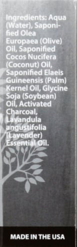 Plantlife Black Soap with Acitvated Charcoal Perspective: right