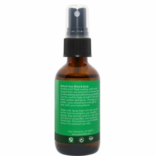 Plantlife Peppermint Aromatherapy Personal Mist Perspective: right