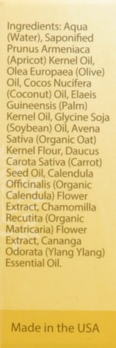 Plantlife Apricot Oatmeal Skin Bar Soap for Face and Body Perspective: right