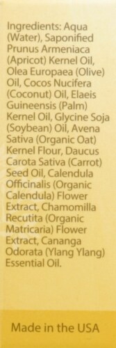 Plantlife Apricot Oatmeal Skin Bar Soap for Face and Body Perspective: right