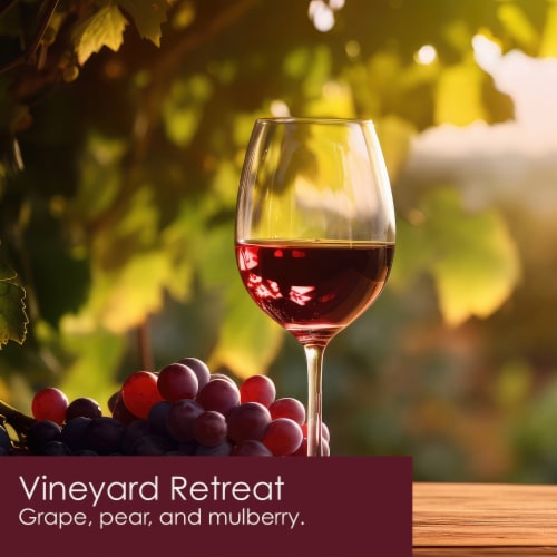 Tuscany™ Scented Jar Candle Triple Pour Vineyard Retreat Perspective: right