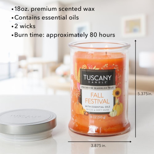 Tuscany Candle™ Jar Candle Fall Festival Perspective: right