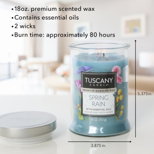 Tuscany Candle™ Jar Candle Spring Rain Perspective: right