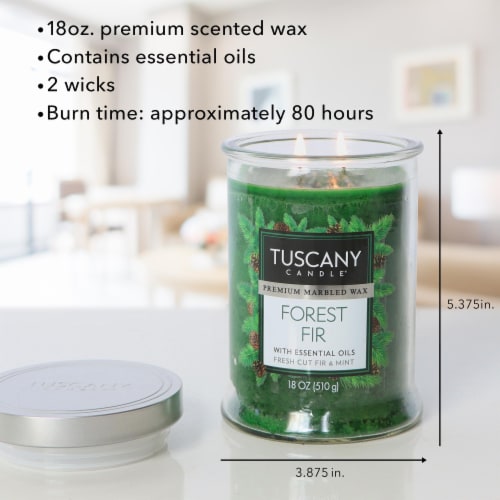 Tuscany™ Scented Jar Candle Forest Fir Perspective: right