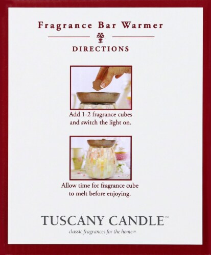 Tuscany Candle™ Large Mosaic Wax Warmer - White Perspective: right