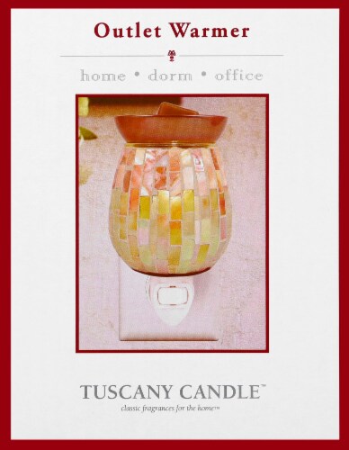 Tuscany Candle™ White Mosaic Outlet Warmer Perspective: right