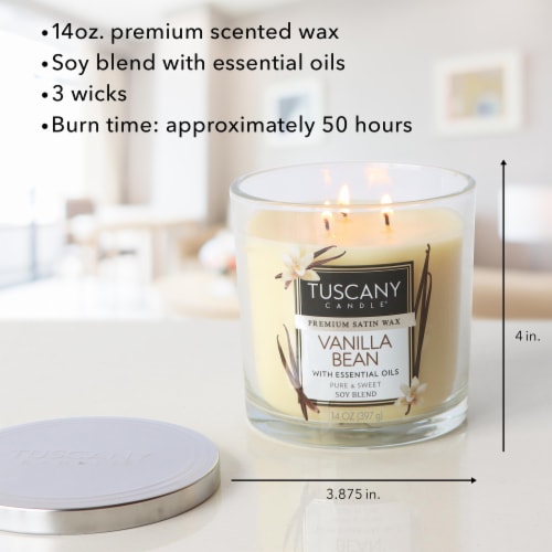 Tuscany Candle™ Vanilla Bean Jar Candle Perspective: right