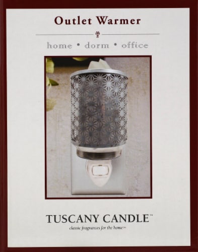 Tuscany Candle™ Galvanized Metal Outlet Wax Warmer Perspective: right