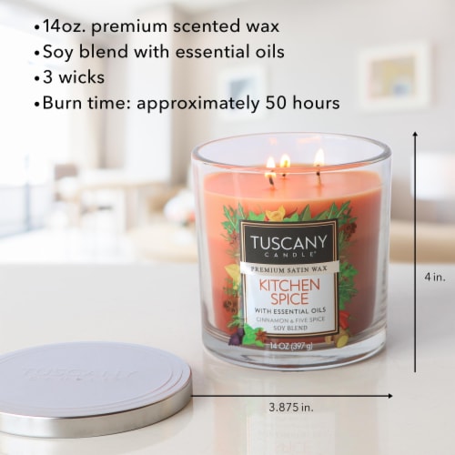 Tuscany Candle™ Scented Triple Pour Jar Candle - Kitchen Spice Perspective: right