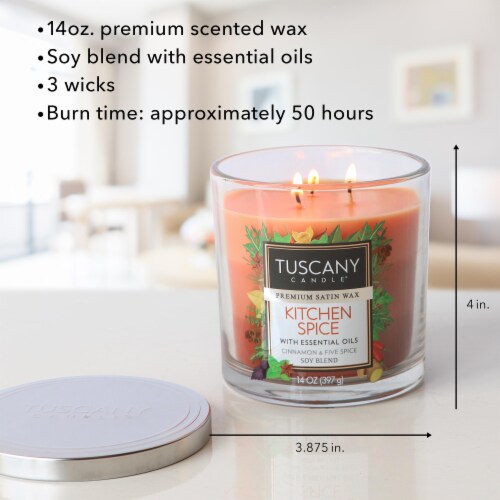 Tuscany Candle™ Triple Pour Kitchen Spice Jar Candle Perspective: right
