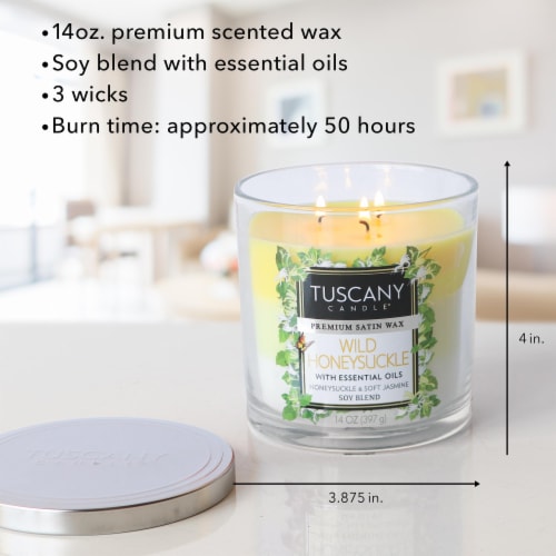 Tuscany™ Jar Candle Wild Honeysuckle Perspective: right